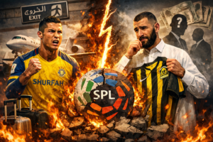 أزمة كريستيانو رونالدو مع النصر وصفقة بنزيما إلى الهلال تشعل الدوري السعودي 2026