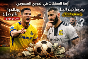 ⚽ أزمة الصفقات في الدوري السعودي: كريستيانو رونالدو يهدد بالرحيل وبينزيما يثير الجدل في صفقة مفاجئة