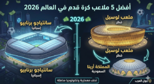 أفضل 5 ملاعب كرة قدم في العالم 2026.. تحف معمارية وتكنولوجيا مذهلة