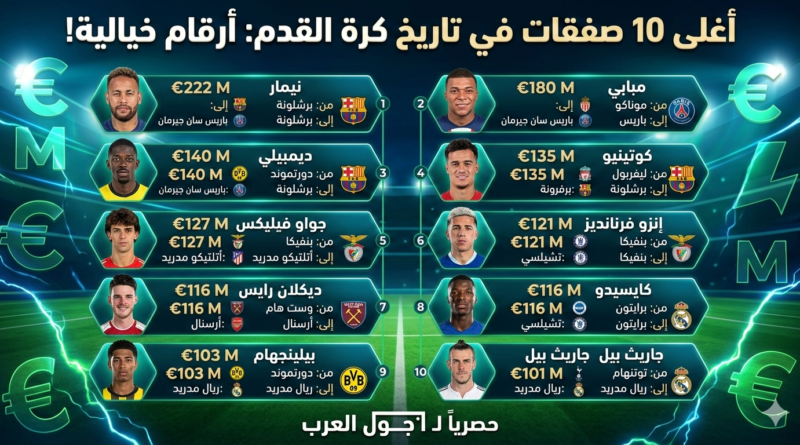 اغلي صفقات في العالم